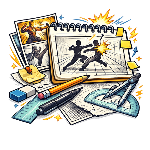 Action Scenes & Fight Composition Guide