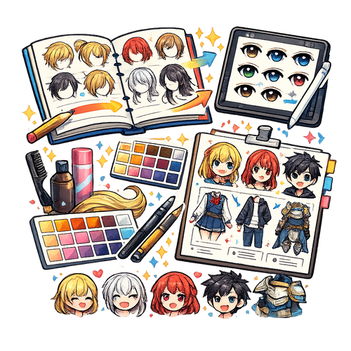 Hair, Eyes & Style Design Guide