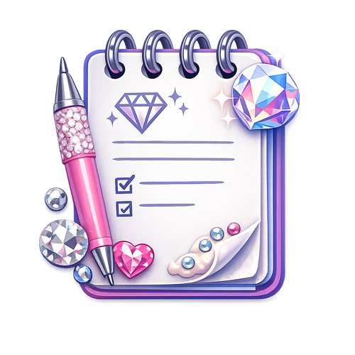 Rhinestone Crafting Notes
