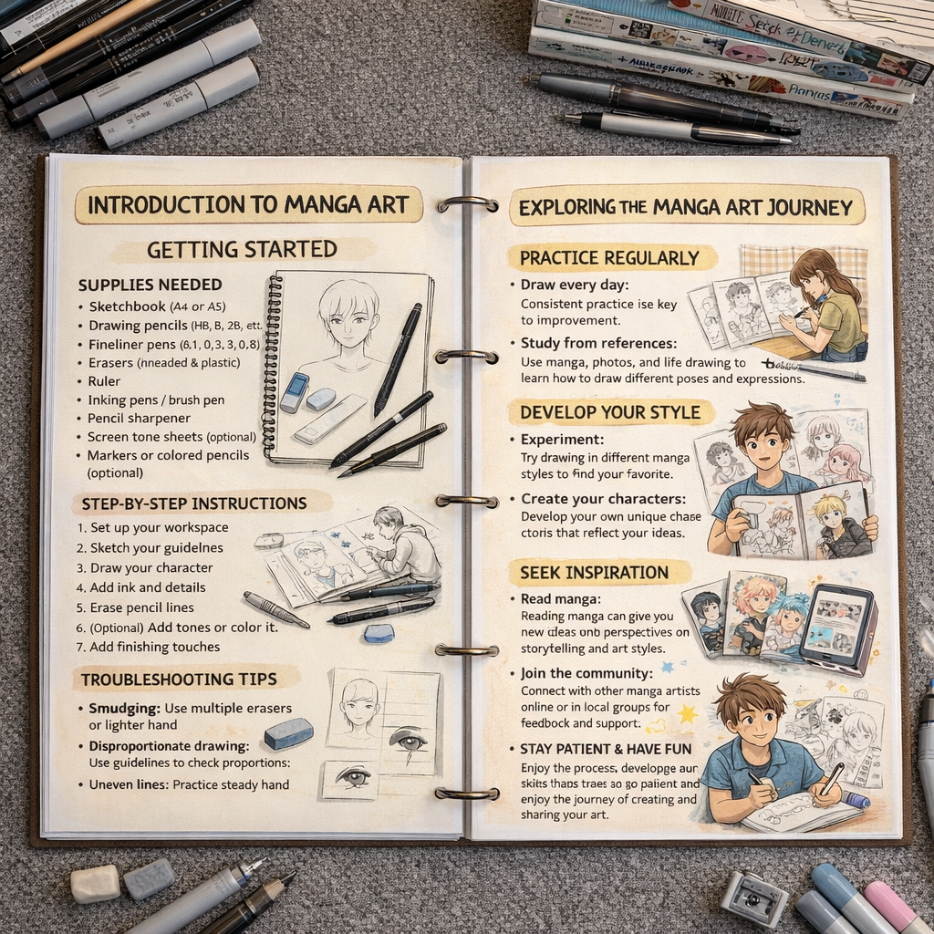 1.000+ Free Manga Art Guide